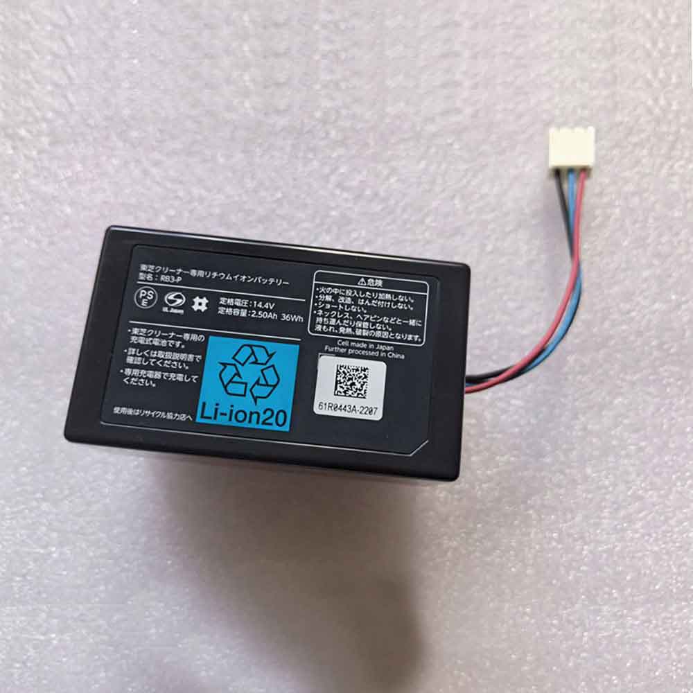 14.4V 2.50Ah RB3-P Vacuum Cleaner Battery for Toshiba VC-RCX1 VC-RV1 VC-RV2