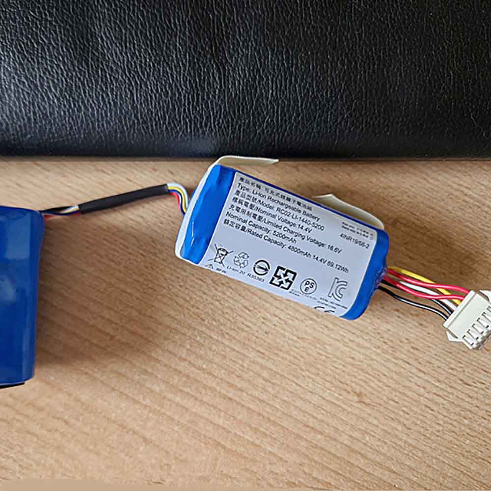 14.4V 4800mAh RC02-LI-1440-5200 Vacuum Robot Battery for Ecovacs DVX45 K10 K20N9+