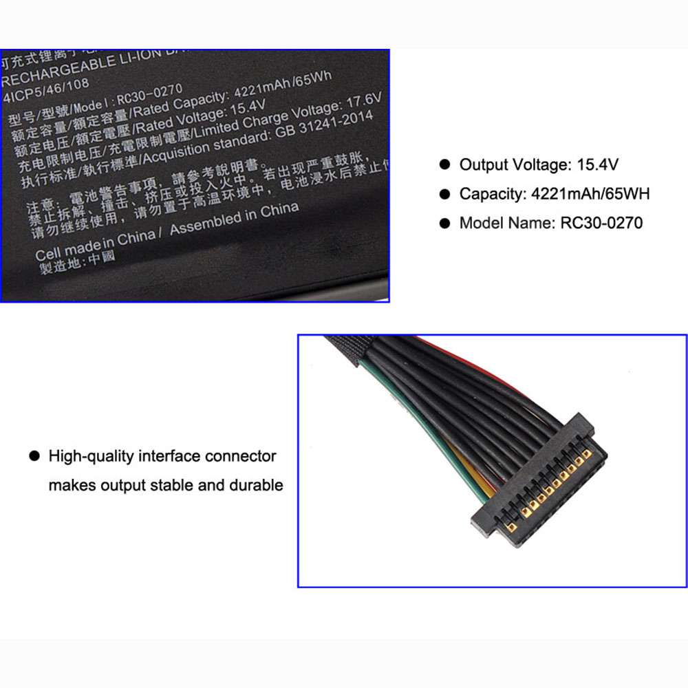 Razer Blade 15 Base 2018 RZ09-

02705E75-R3U1 battery