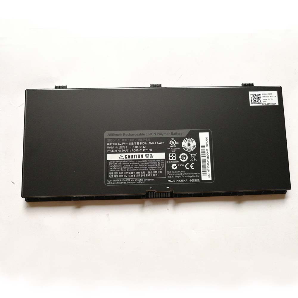 14.8V 41.44Wh/2800mAh RC81-0112 Laptop Battery for Razer Blade Edge Pro Controller 

Tablet