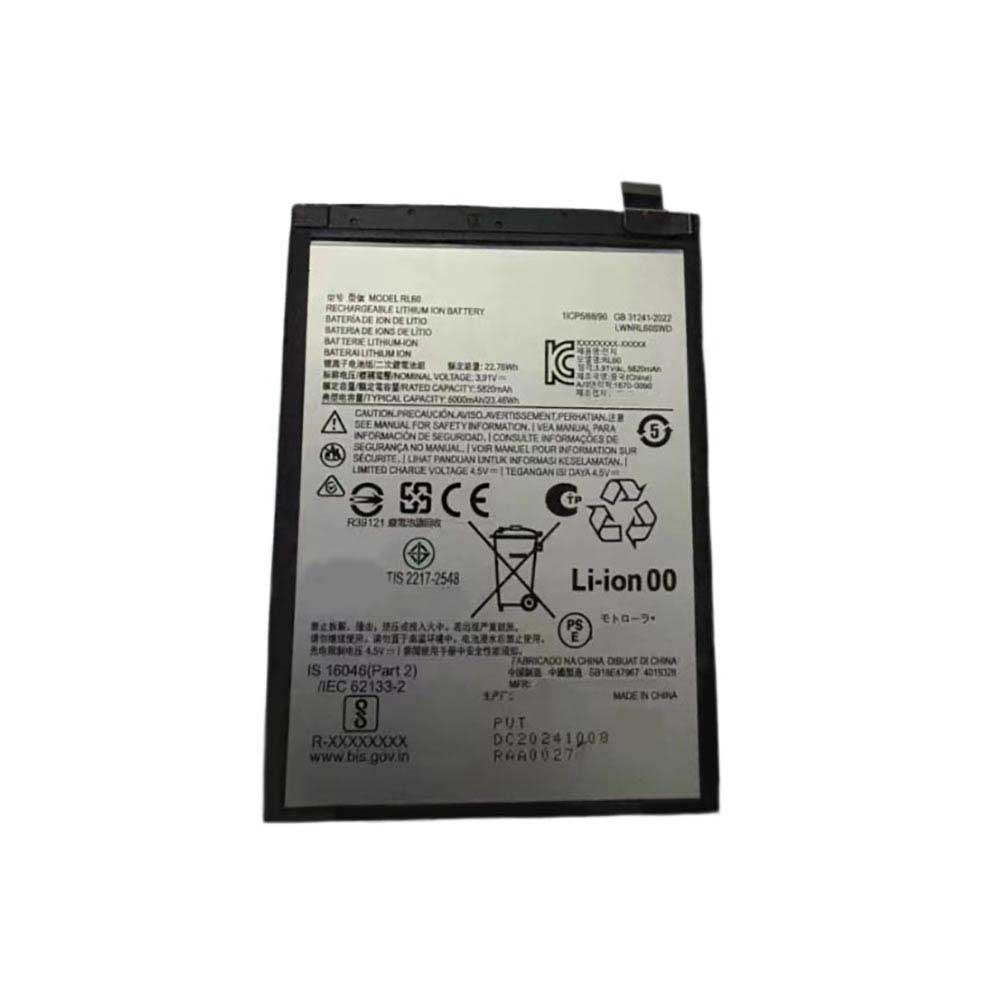 3.91V 6000mAh RL60 Smartphone Battery for Motorola RL60