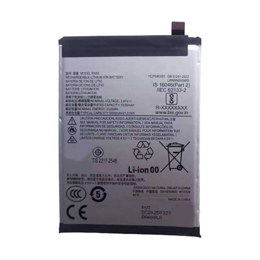 3.91V 5500mAh RN55 Smartphone Battery for Motorola Edge 60s Xt2503-3