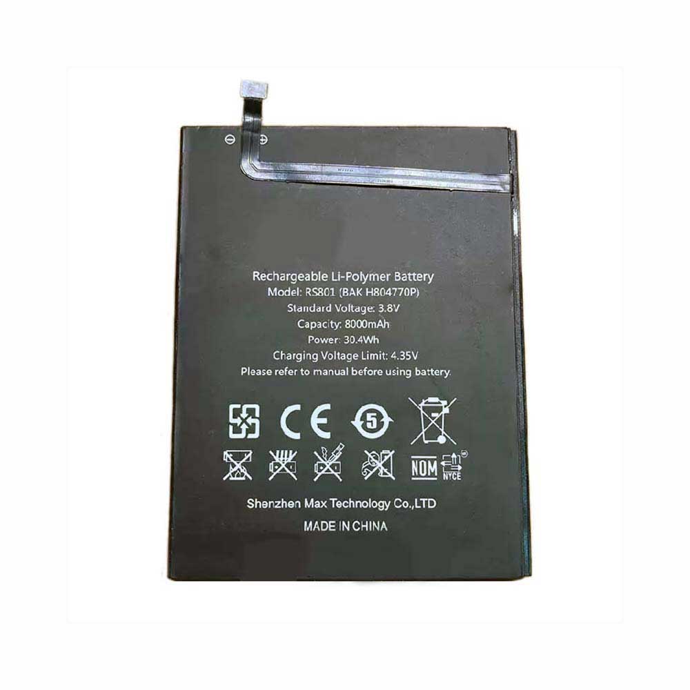 3.8V 8000mAh RS801 Smartphone Battery for FortuneShip RS801D