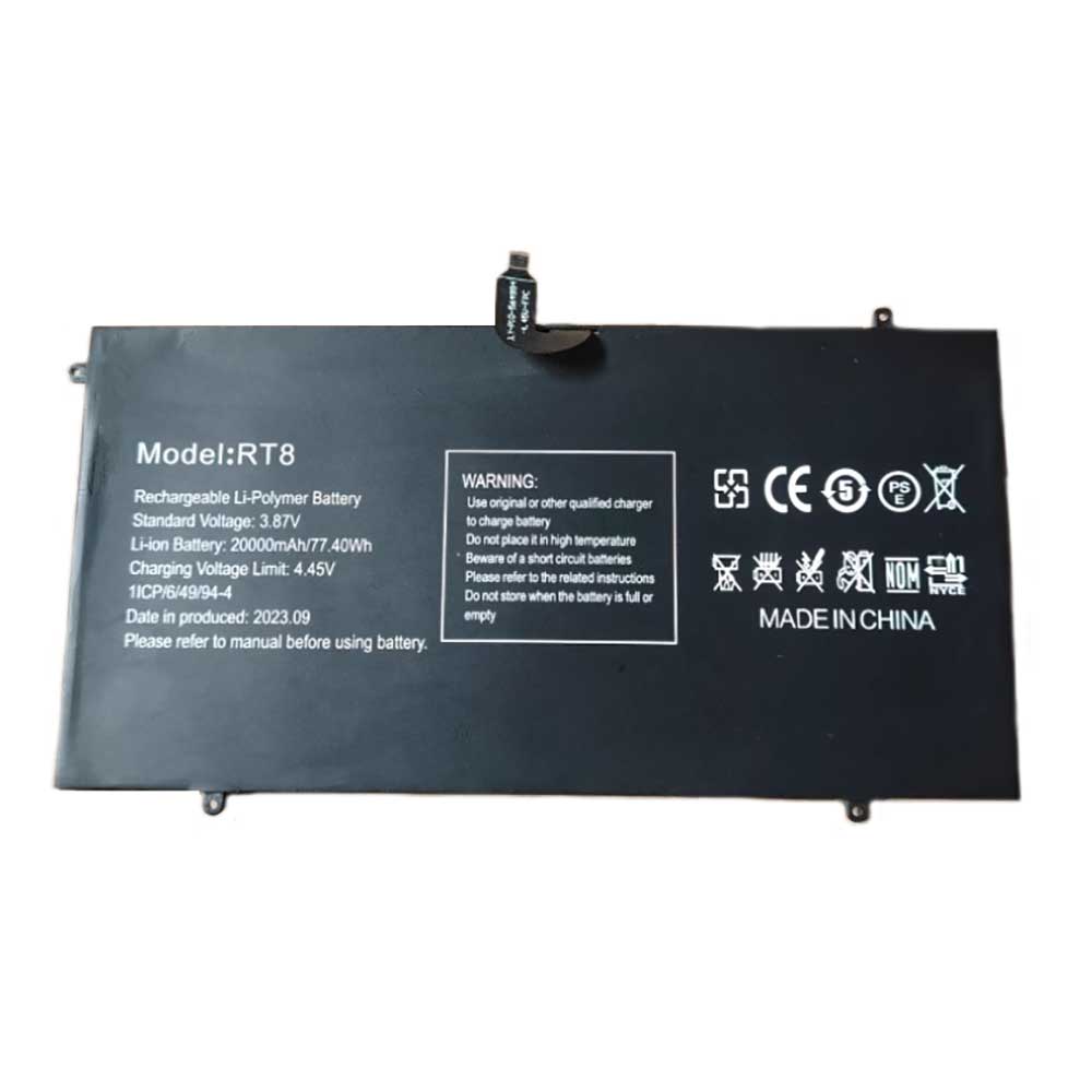 3.87V 20000mAh RT8 Tablet Battery for Oukitel Oukitel 4G 11 inch Android 13