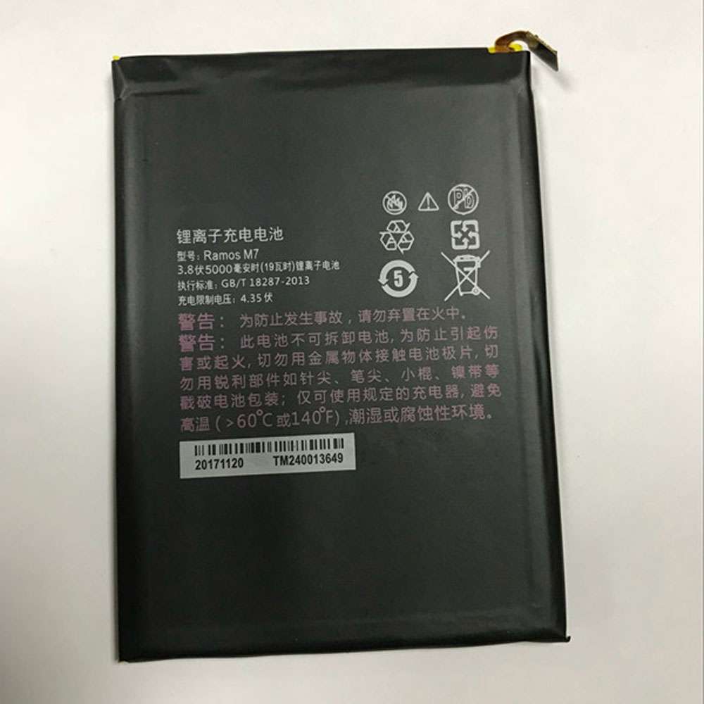 3.8V/4.35V 5000mAh/19WH M7 Smartphone Battery for Ramos phone
