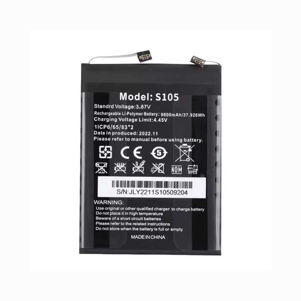 3.87V 9800mAh S105 Smartphone Battery for Oukitel WP21 Ultra