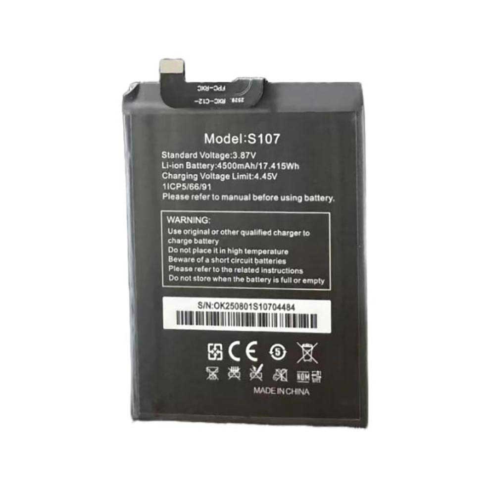 3.87V 4500mAh S107 Smartphone Battery for Oukitel S107