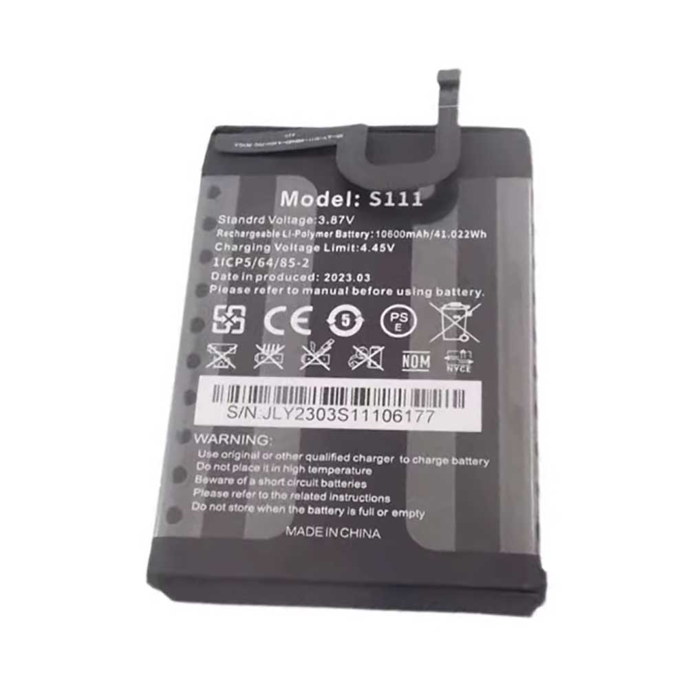 3.87V 10600mAh S111 Smartphone Battery for Oukitel WP23 Pro