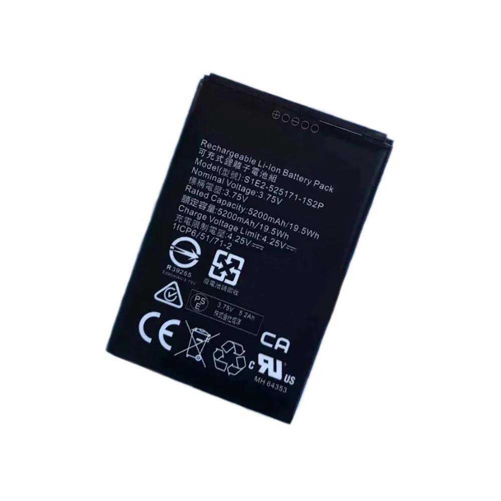3.75V 5200mAh S1E2-525171-1S2P POS Terminals & Machines for Castles Technology S1E2-525171-1S2P