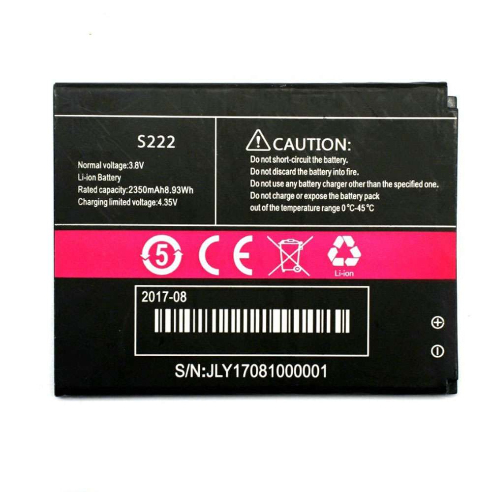 3.8V 2350mAh/8.93WH S222 Smartphone Battery for Cubot S350