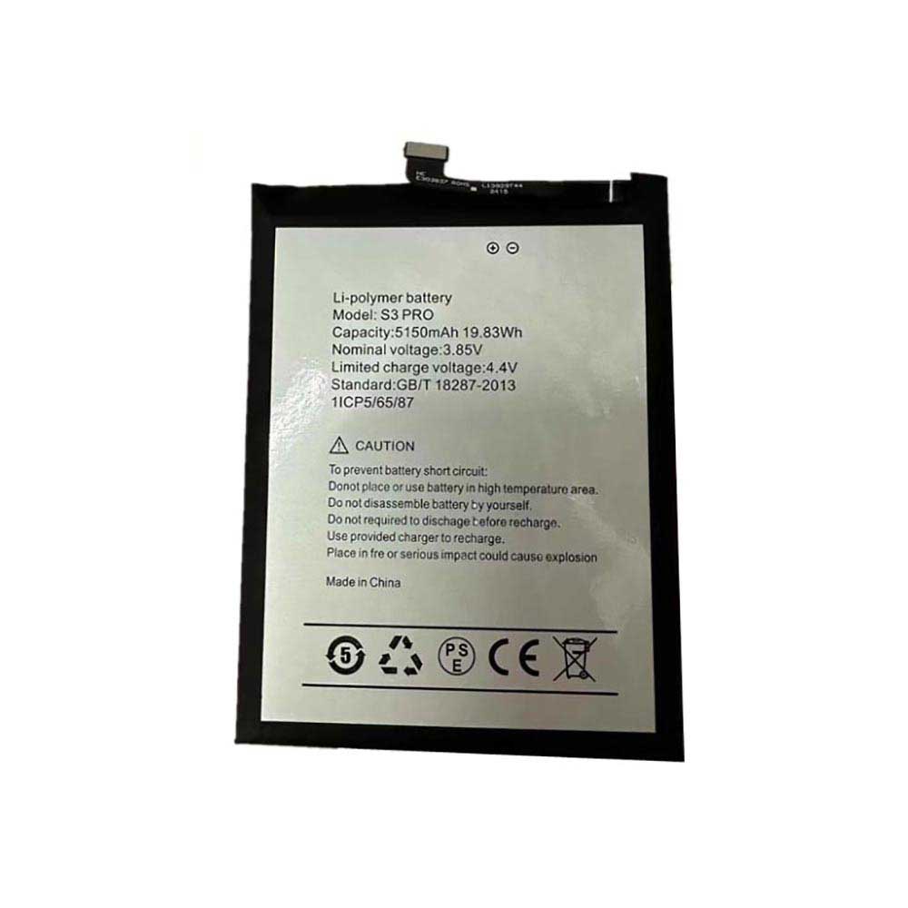 3.85V 5150mAh S3 Smartphone Battery for Umidigi S3 PRO