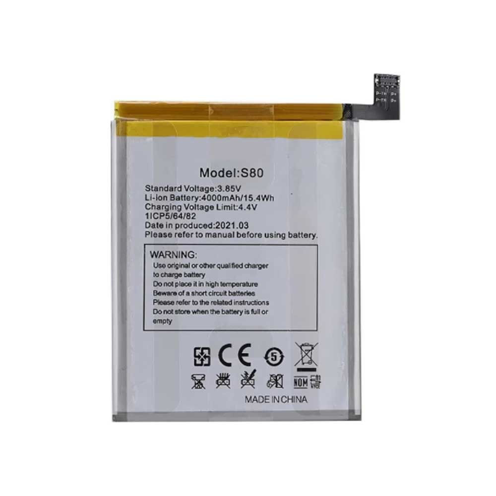 3.85V 4000 mAh/15.4Wh S80 Smartphone Battery for Oukitel C21