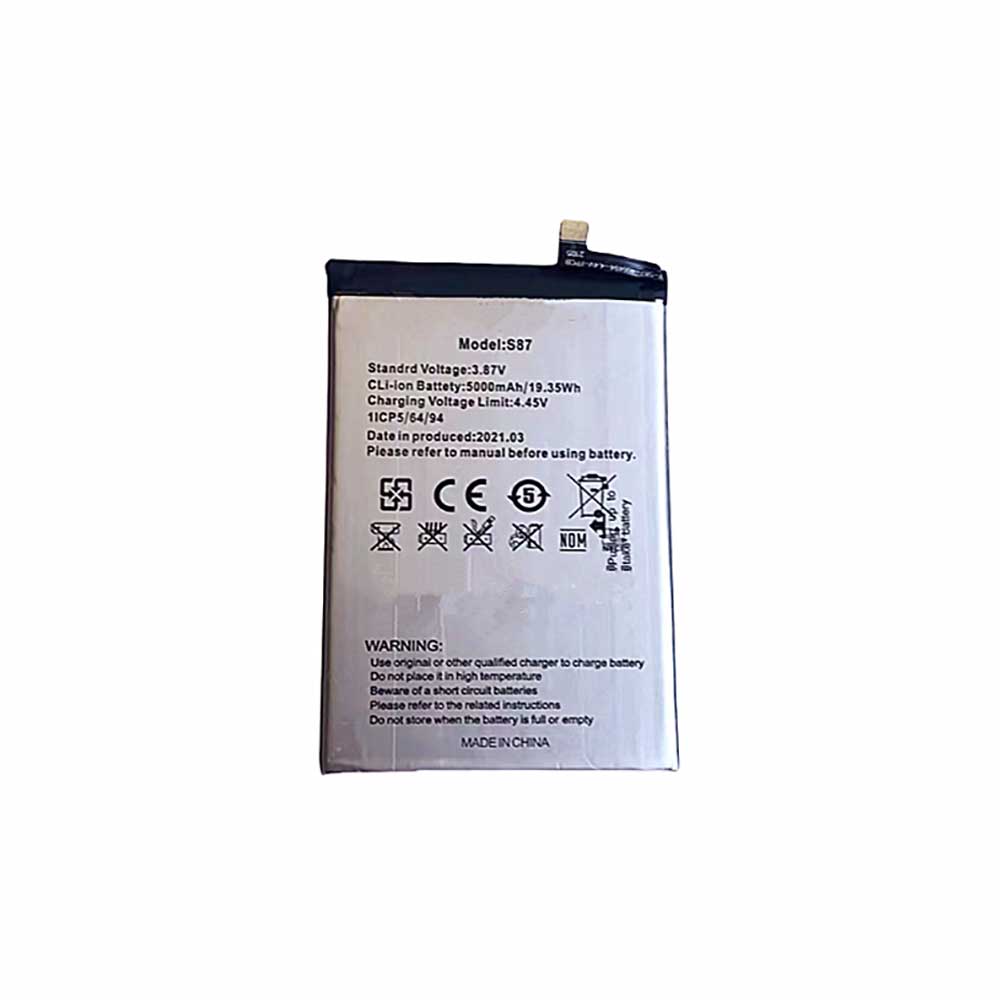 3.85V 5000mAh S87 Smartphone Battery for Oukitel C25