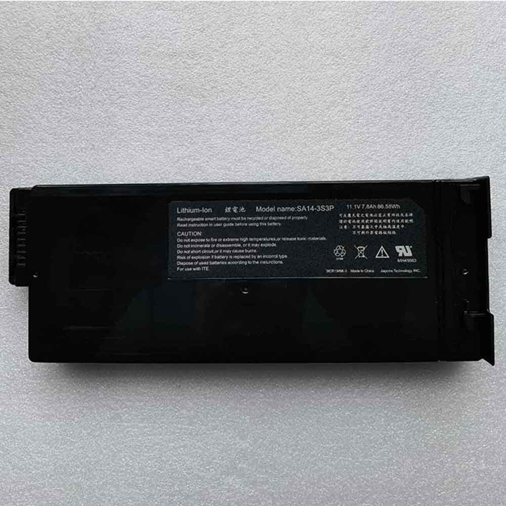 11.1V 7.8Ah SA14-3S3P Laptop Battery for Durabook SA14-3S3P 3ICR19/66-3