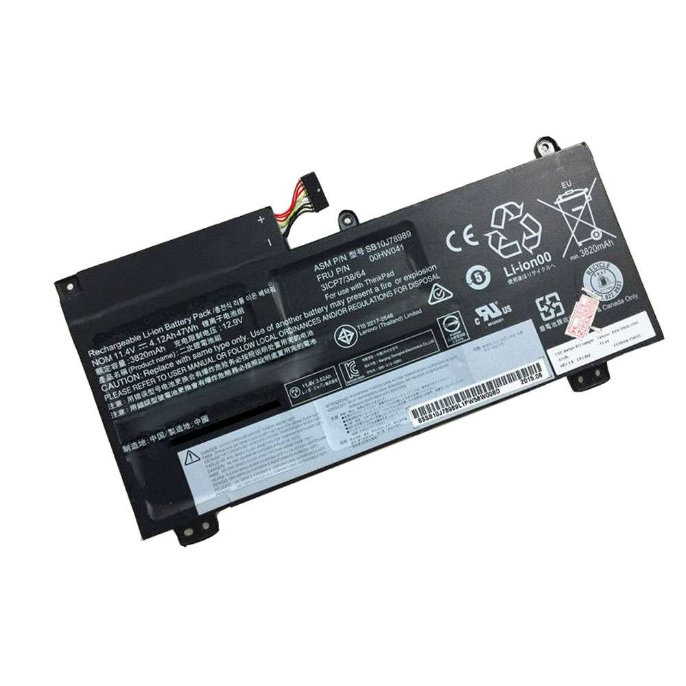 11.4V/12.9V 4120mAh/47WH 00HW040 Laptop Battery for Lenovo ThinkPad S5 E560P