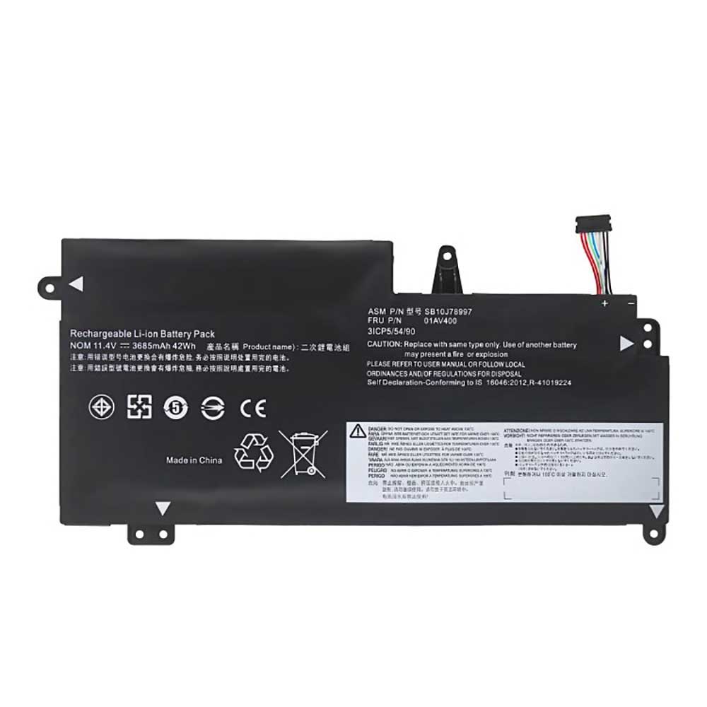 11.4V 3690mAh SB10J78999 Laptop Battery for Lenovo ThinkPad S2 2018 20L1A005CD 20L1A00CCD