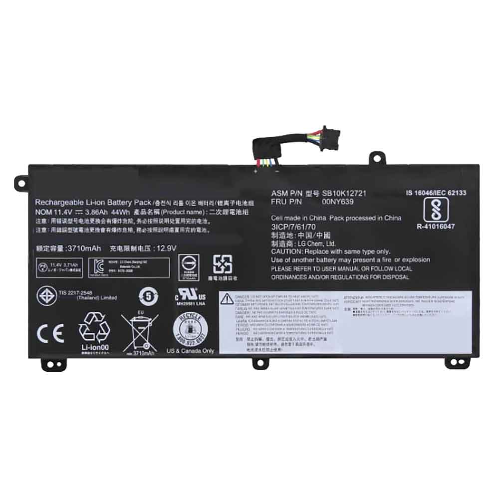 Lenovo Thinkpad T550 W550S T560 P50S battery