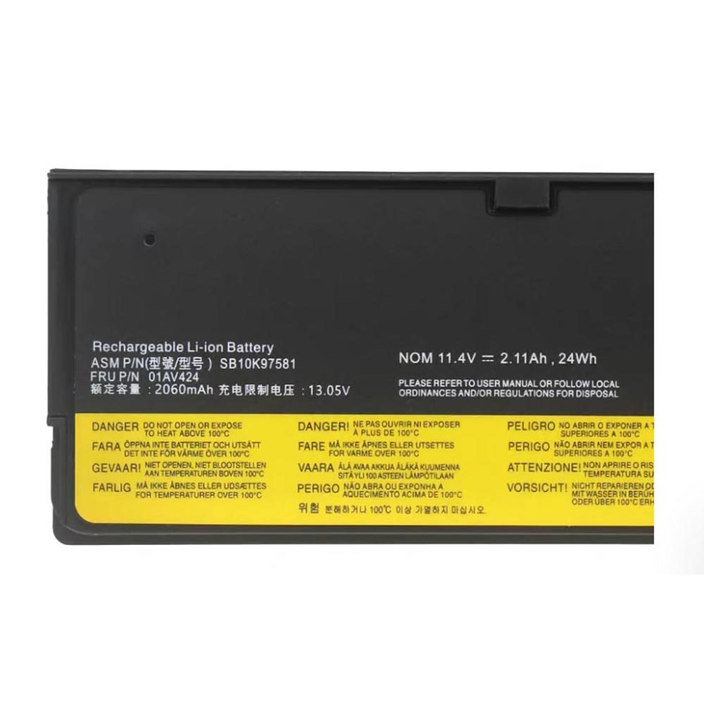11.4V 2110mAh SB10K97581 Laptop Battery for LENOVO Thinkpad T570