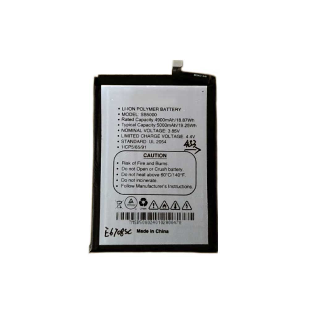 3.85V 4900mAh SB5000 Smartphone Battery for Schok Volt SB5000
