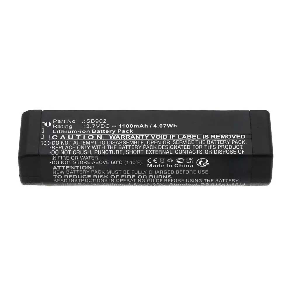 3.7V 1100mAh SB902A Electronic Batteries for Shure GLX-D Digital Wireless Systems