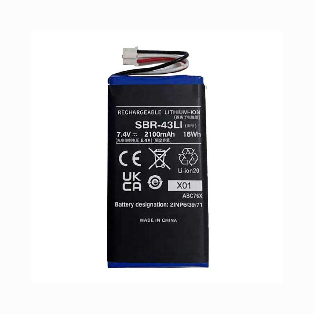 7.4V 2100mAh SBR-43LI Radio Communication Battery for Standard horizon HX320