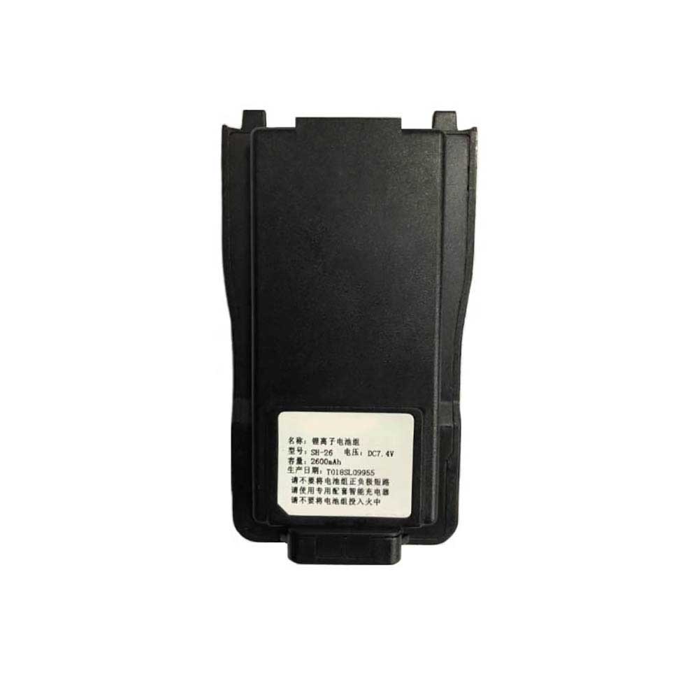 7.4V 2600mAh SH-26 Radio Communication Battery for SFE S890 Plus