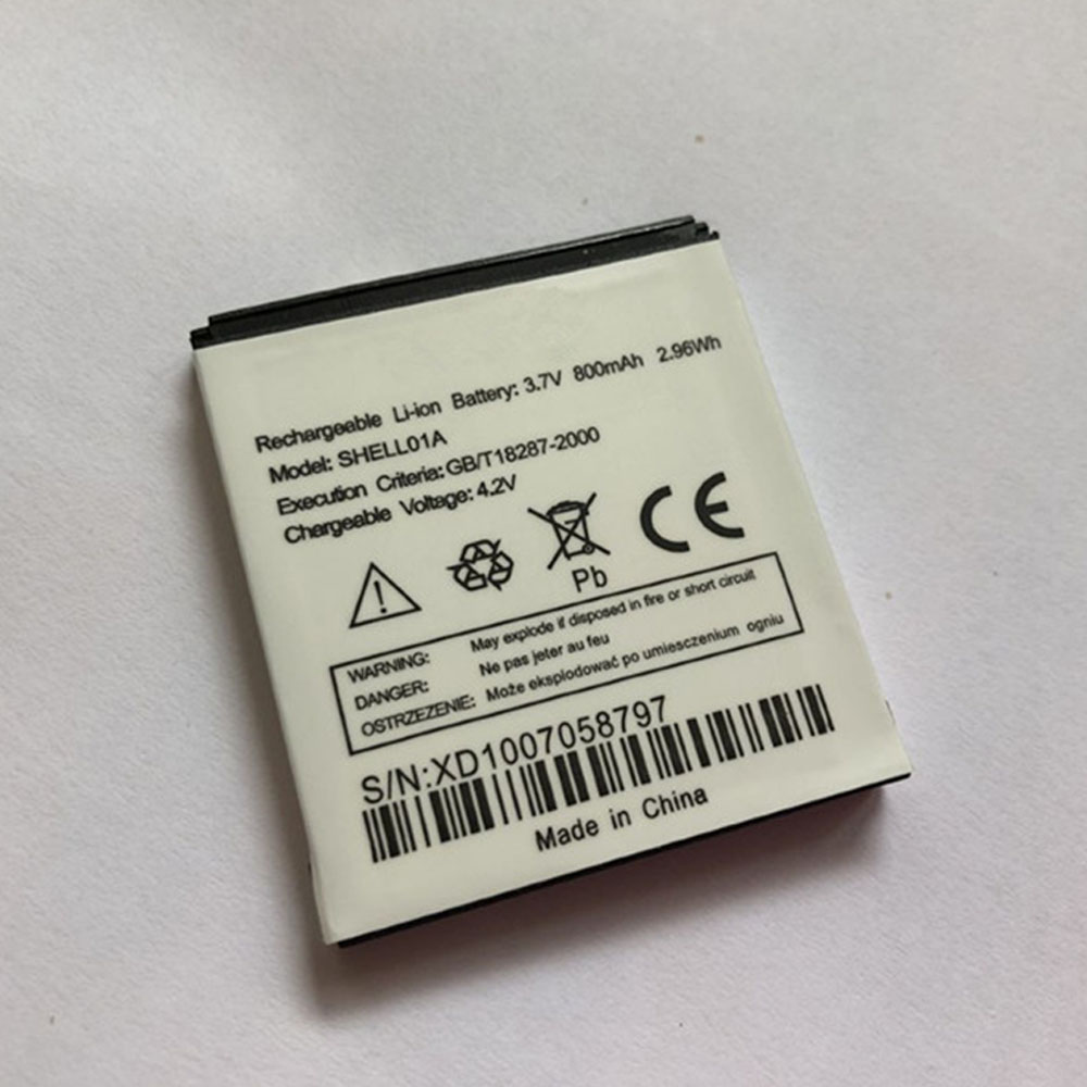 3.7V/4.2V 800mAh/3.96Wh SHELL01A Smartphone Battery for Doro PhoneEasy 409 409GSM 410