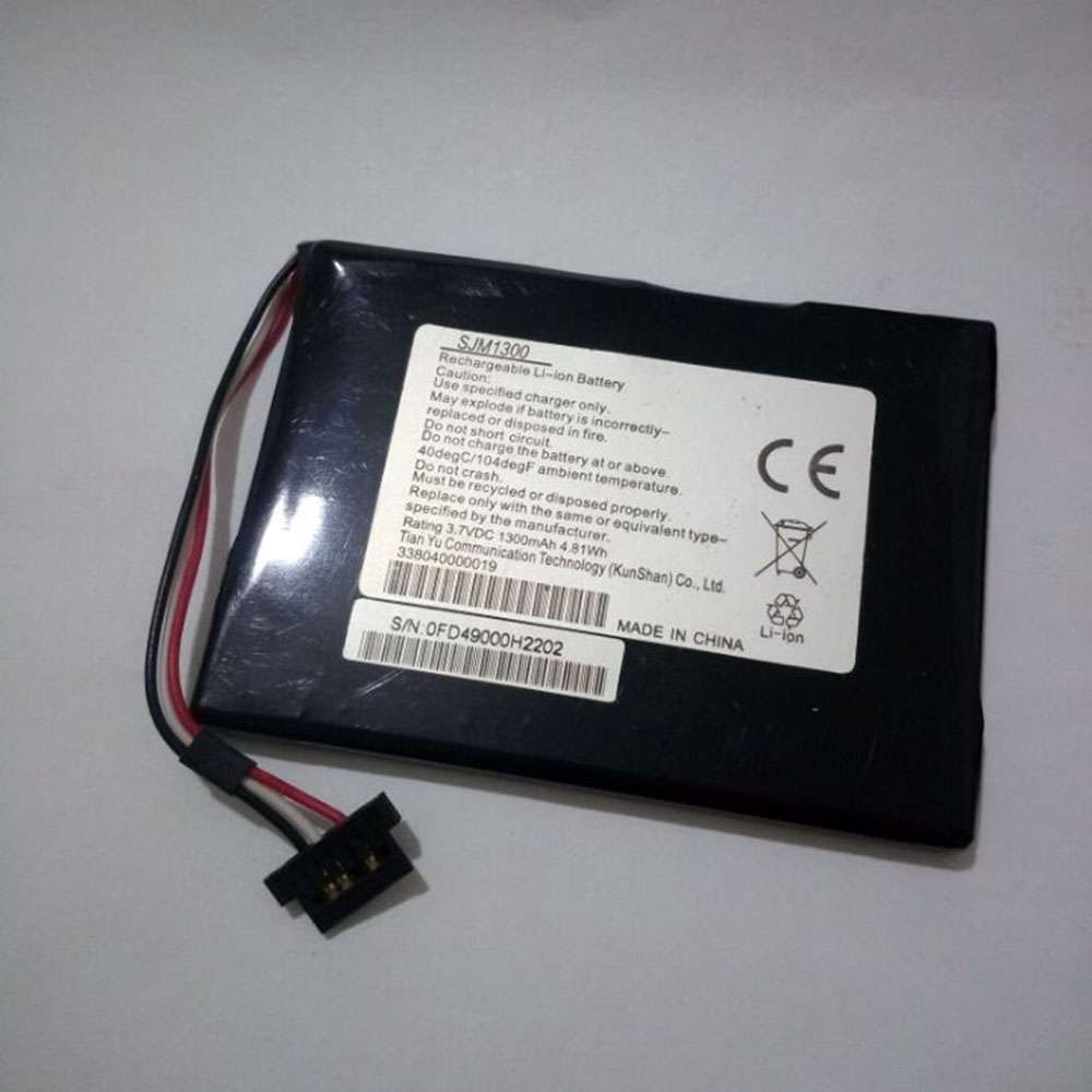 SJM1300 1300MAH Replacement battery for Magellan RoadMate 5175TLM 5175-LM