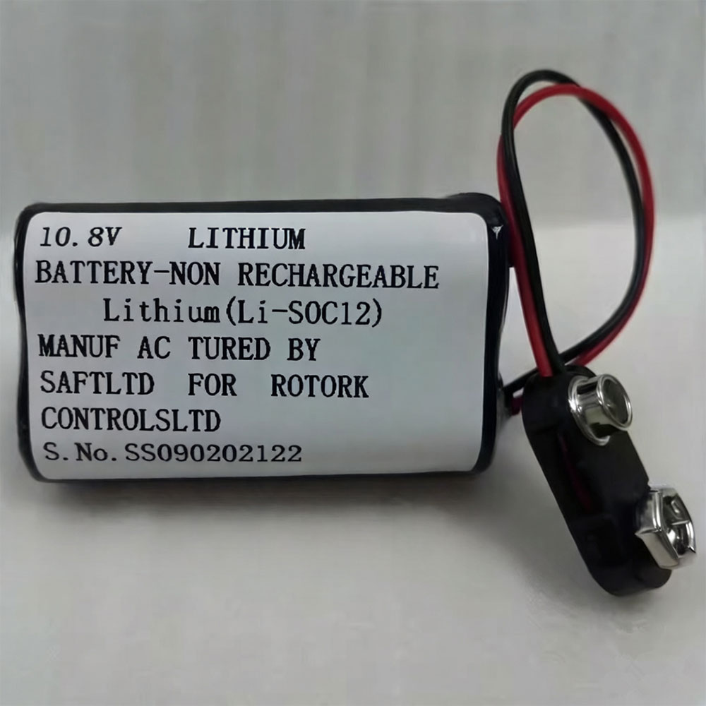 10.8V 2400mah Li-SOC12 Electronic Batteries for Rotork Li-SOC12