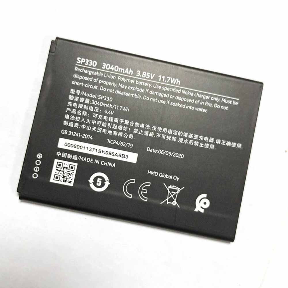 3.85V/4.35V 3040mAH/11.7WH SP330 Tablet Battery for Nokia C3