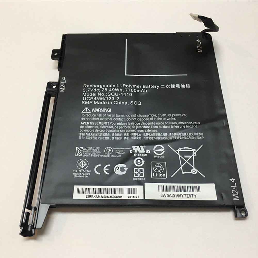 3.7V 7700mAh SQU-1410 Tablet Battery for HP Pro Tablet 10 EE G1(H9X71EA) G1(L3Z82UT)