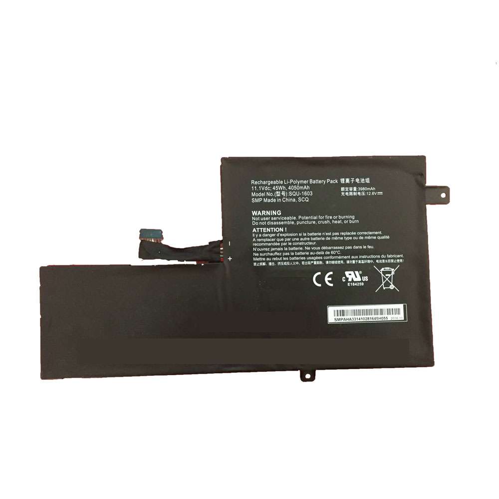 11.1V/12.6V 3980mAh/45WH Hasee SQU-1603 Series Replacement Battery