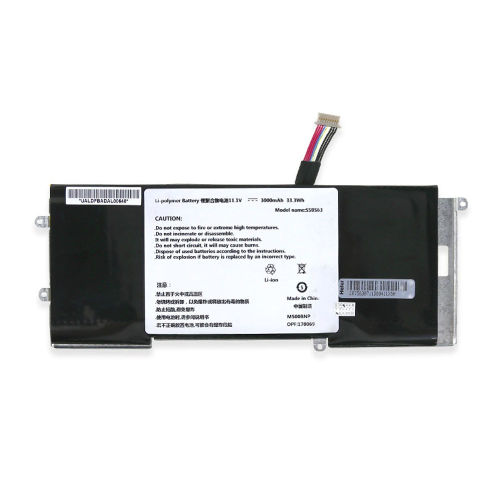 11.1V 33.3Wh/3000mAh SSBS63 Smartphone Battery for Haier X1P S520 S9  X1T X2 X3 X3T