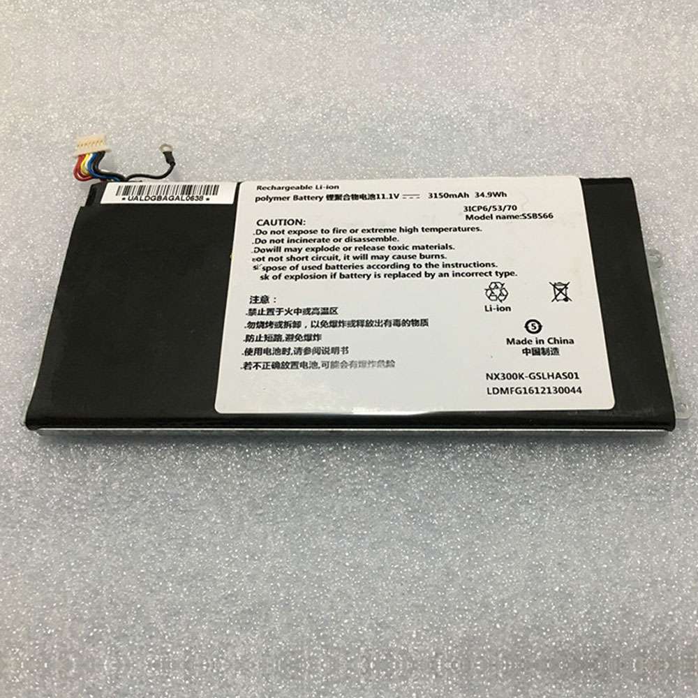 11.1V 3150MAH/34.9Wh Hasee NX300L NX300L-3S1P Replacement Battery