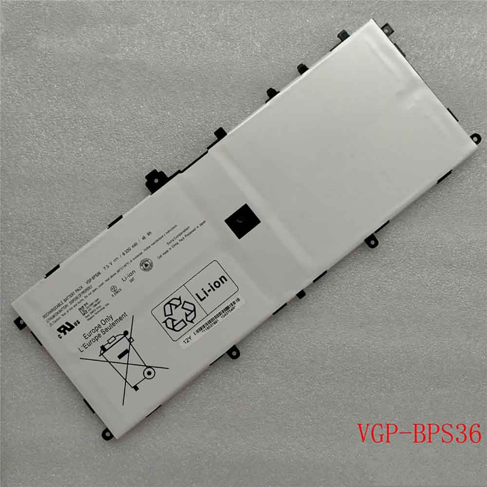 7.5V 48Wh VGP-BPS36 Laptop Battery for Sony Vaio Duo 13 SVD13211CG SVD1321BPXB SVD132A14L