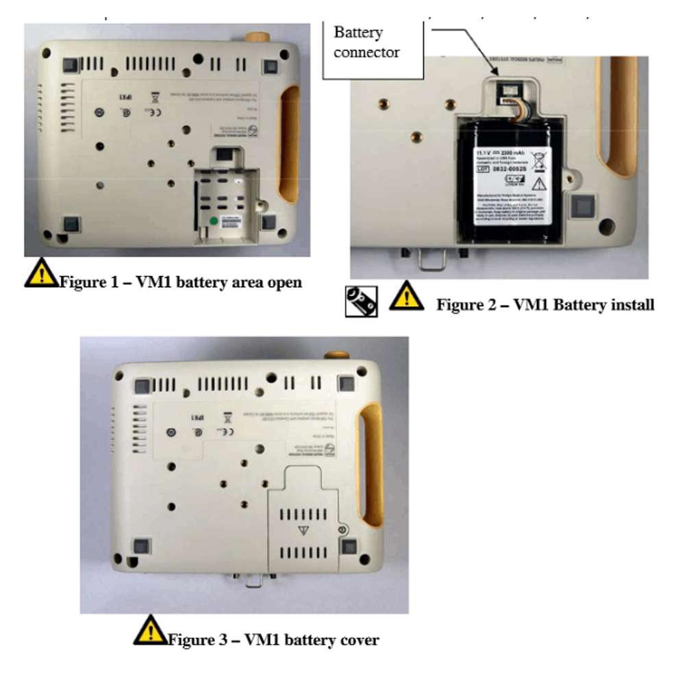 Philips SureSigns VM1 863264,863265,863266 battery