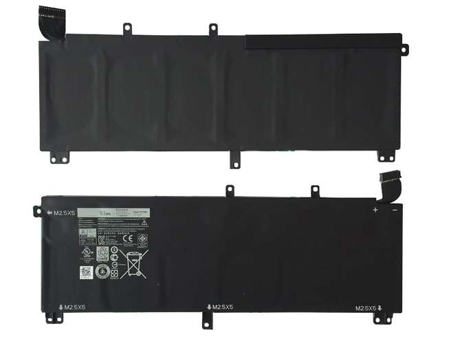 11.1V  61Wh/6cell H76MV Laptop Battery for DELL Precision M3800 & XPS 15 9530 61Wh 11.1V 