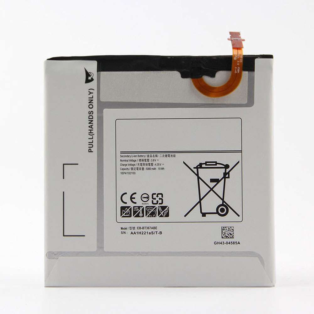 3.8V/4.35V 5000MAH/19Wh EB-BT367ABA Tablet Battery for Samsung Galaxy Tab A2S 8.0 T385 T380