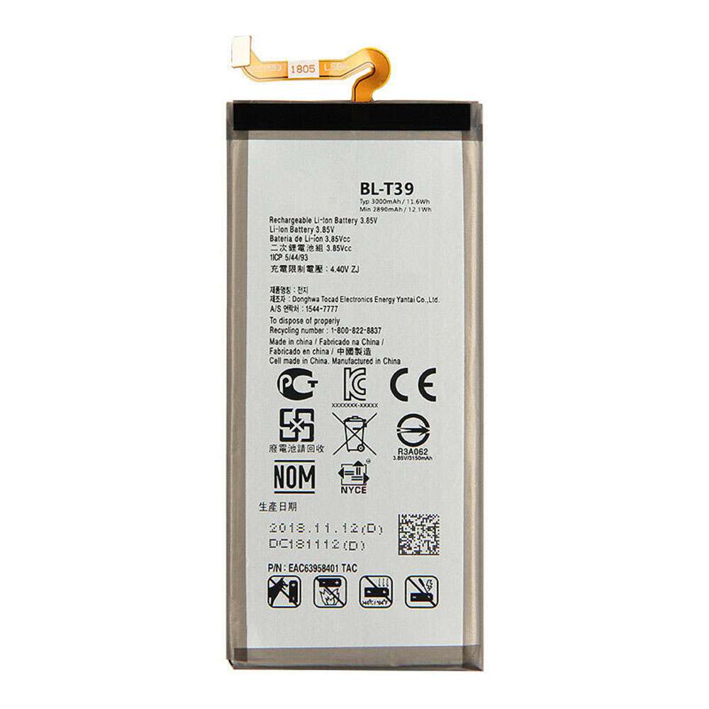 3.85V/4.4V 2890mAh/11.1WH LG G7 ThinQ G710 Q7+ LMQ610 Replacement Battery
