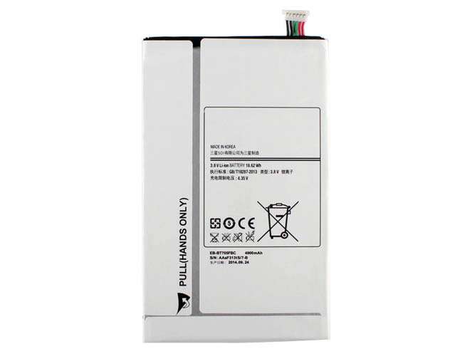 3.8V 4900mAh GALAXY 

Tab S 8.4 T700 T705 EB-BT705FBC 4900mAh +Tools Replacement Battery