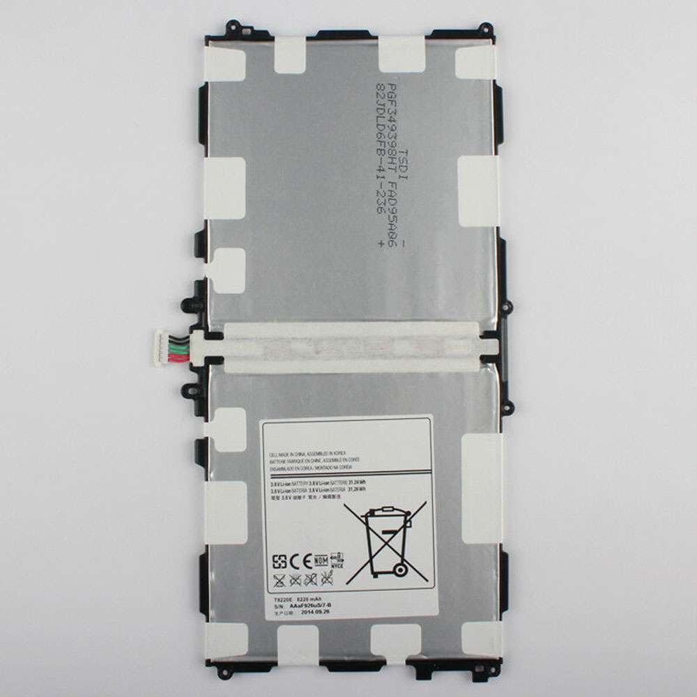 3.8V/4.35V 8220mAh/31.24WH T8220E Tablet Battery for Samsung Galaxy Note 10.1" 2014 Battery SM-P600
