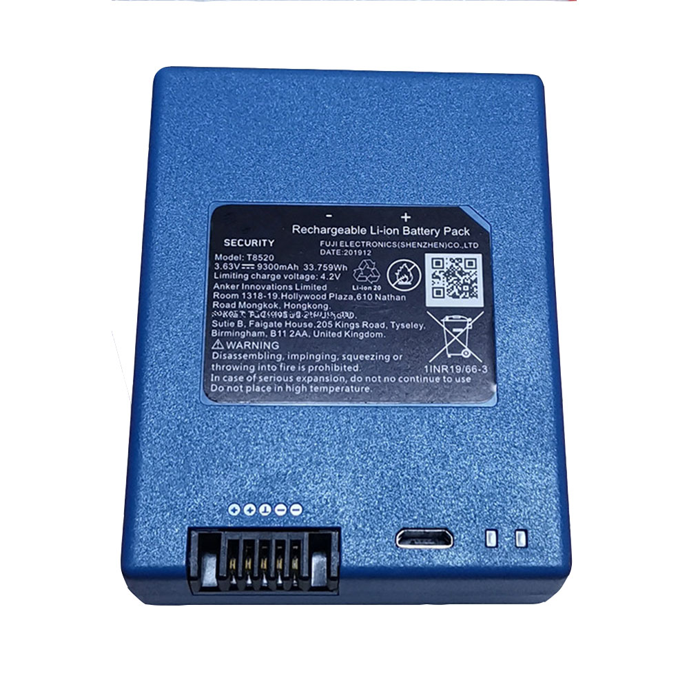 3.63V 9300mAh T8520 Camera Battery for Eufy T8520 Outdoor Surveillance Camera