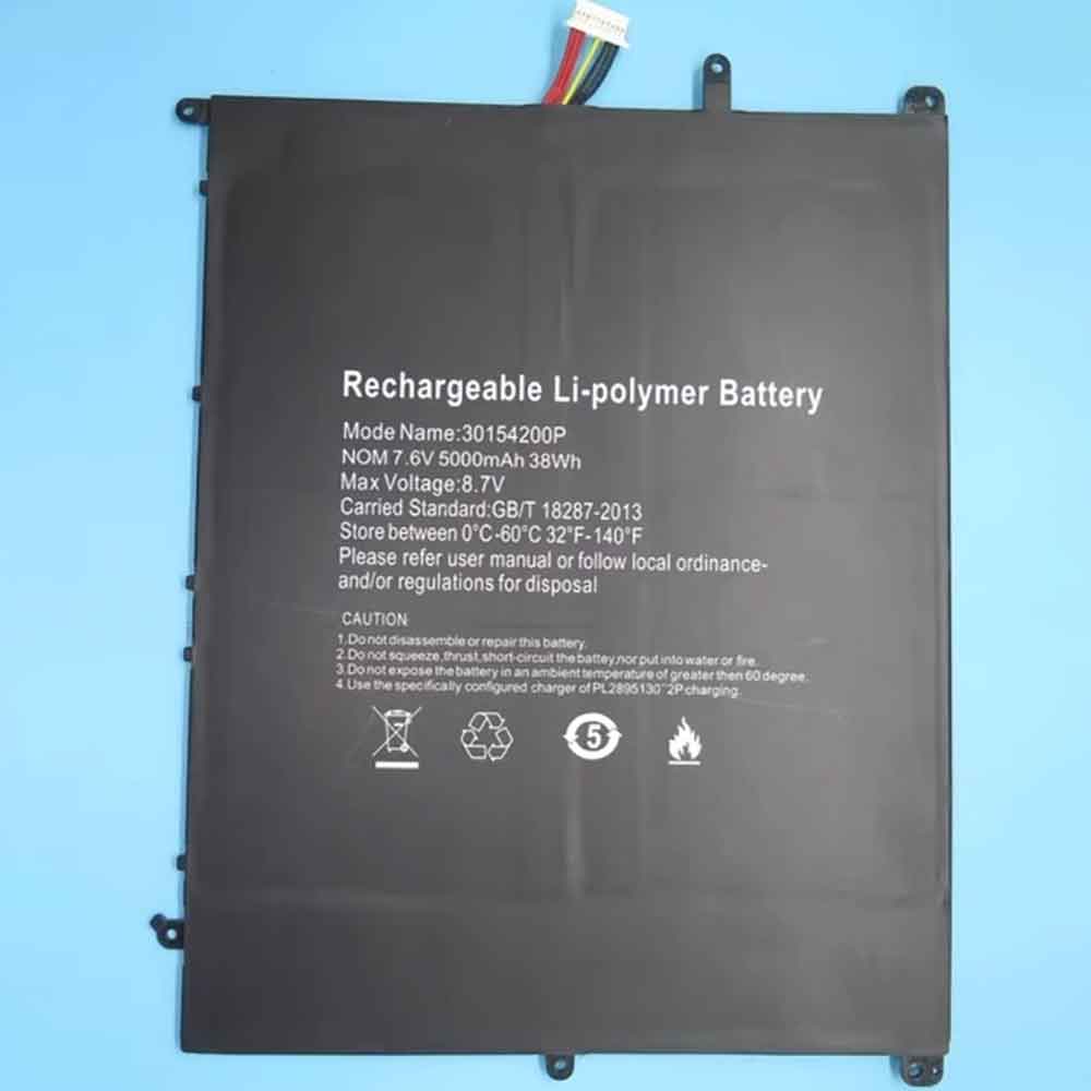 7.6V 5000mAh 30154200P Laptop Battery for Teclast F7 Plus