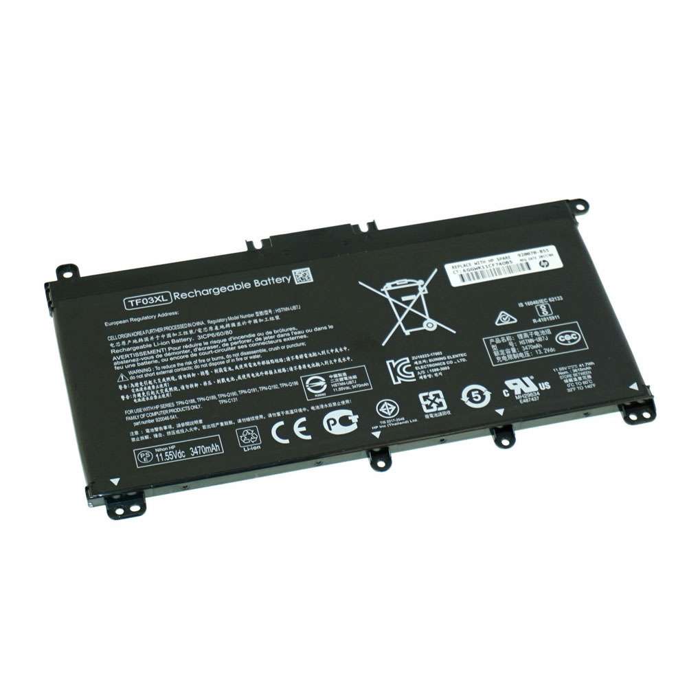 11.55V 3470mAh/41.7Wh TF03XL Laptop Battery for HP Pavilion 15-CD