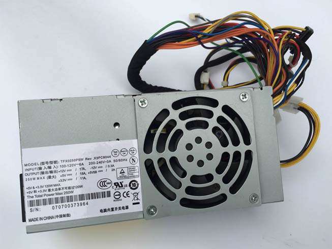 12V 17A +5A,+3.3V,250W 100-240V 50-60Hz(for worldwide use) TFX0220D5WA Power Supply for Acbel PC 8046 PC8046 PC8044