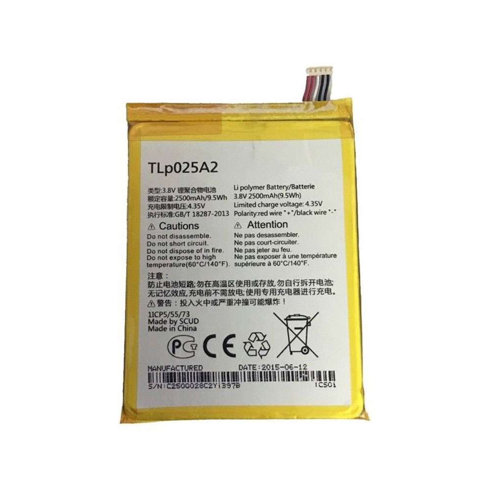 Alcatel One Touch Scribe HD OT-8008 8008A 8008D battery