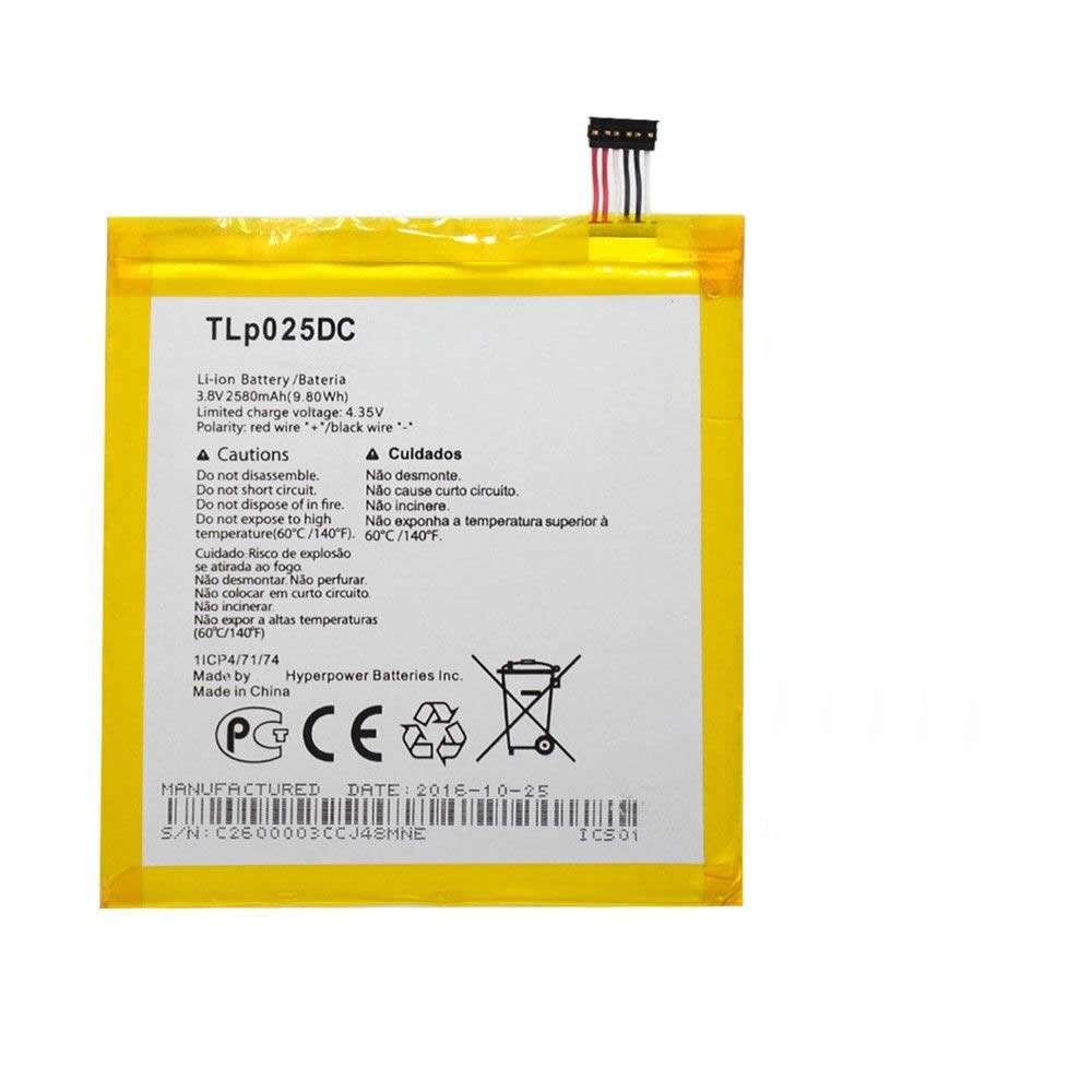 Alcatel One Touch Pixi 4 8050D 9001D battery