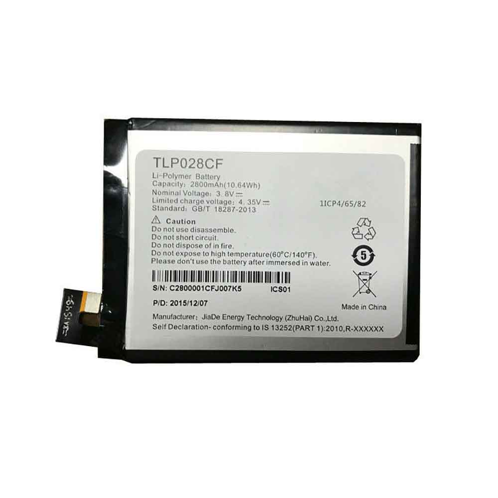 3.8V 2800mAh TLP028CF Smartphone Battery for TCL P561U