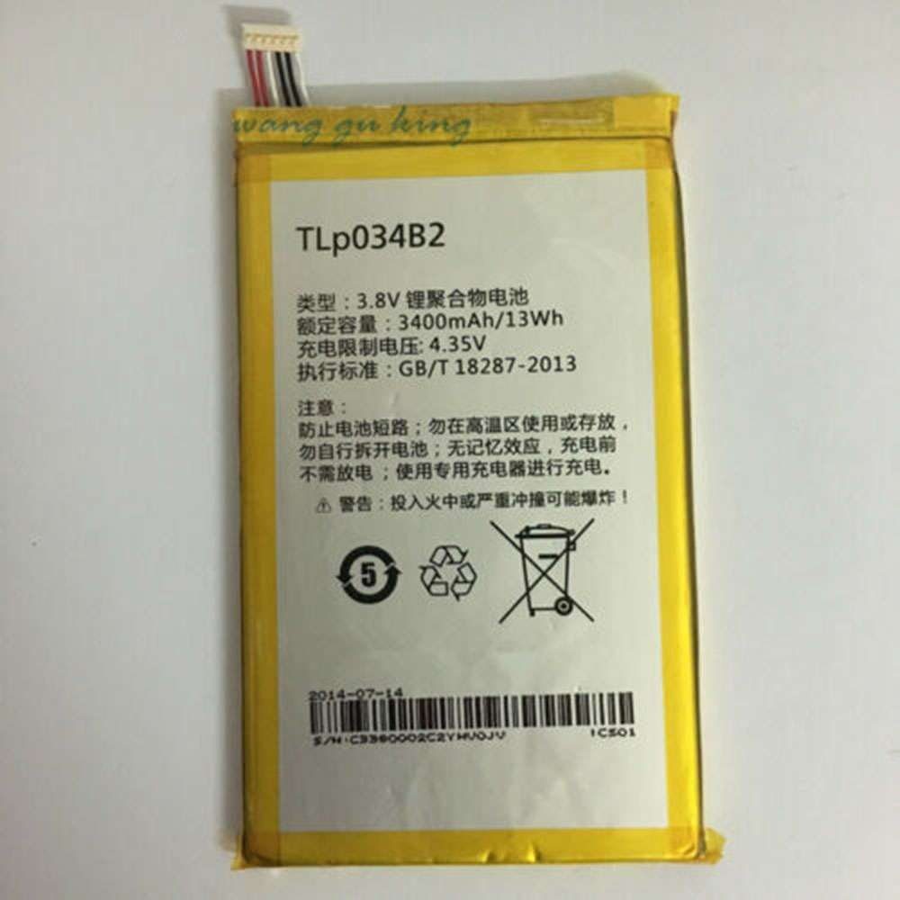 3.8V/4.35V 3400mAh/13WH Alcatel One Touch Hero 8020 8020D Hero N3 Replacement Battery