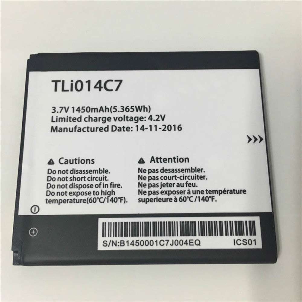 3.7V 1450mah Alcatel One Touch Replacement Battery